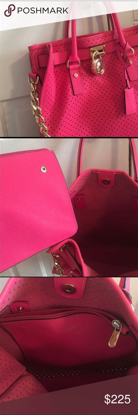 michael kors neon pink